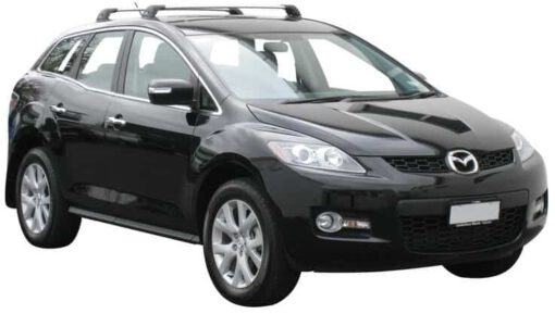 Whispbar Dakdragers Zilver Mazda CX-7  5dr SUV met Vaste bevestigingspunten bouwjaar 2006-2012 Complete set dakdragers