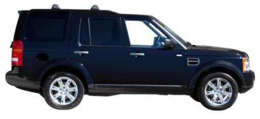 Whispbar Dakdragers Zilver Land Rover Discovery  5dr SUV met Track Mount bouwjaar 2004-2009 Complete set dakdragers