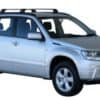 Whispbar Dakdragers Zilver Suzuki Escudo  5dr SUV met Geintegreerde dakrails bouwjaar 2005-2015 Complete set dakdragers