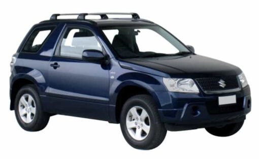 Whispbar Dakdragers Zilver Suzuki Escudo  3dr SUV met Geintegreerde dakrails bouwjaar 2005-2015 Complete set dakdragers
