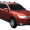 Whispbar Dakdragers (Black) Mitsubishi Outlander MKIII 5dr SUV met Geintegreerde rails bouwjaar 2013 - 2015|Complete set dakdragers