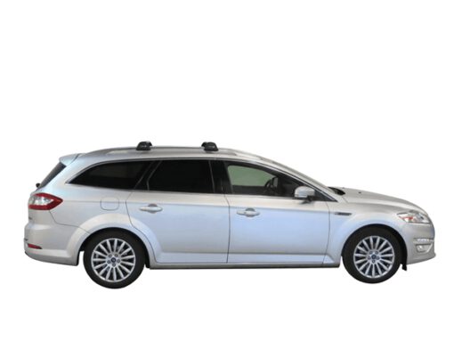 Whispbar Dakdragers Zilver Ford Mondeo  5dr Estate met Dakrails bouwjaar 2007-2013 Complete set dakdragers