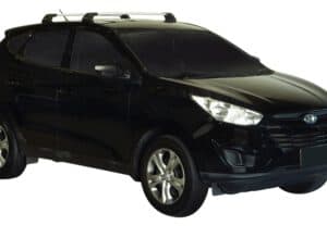 Whispbar Dakdragers Zilver Hyundai ix35  5dr SUV met Permanent Mount bouwjaar 2010-2013 Complete set dakdragers