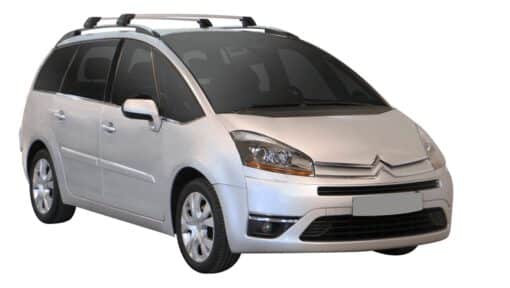 Whispbar Dakdragers Zilver Citroen C4 Picasso 5dr MPV met Dakrails bouwjaar 2007-2012 Complete set dakdragers