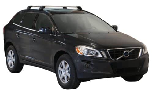 Whispbar Dakdragers Zilver Volvo XC60  5dr SUV met Geintegreerde dakrails bouwjaar 2008-2017 Complete set dakdragers