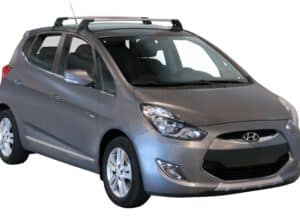 Whispbar Dakdragers Zilver Hyundai IX20  5dr Hatch met Glad dak bouwjaar 2010-e.v. Complete set dakdragers