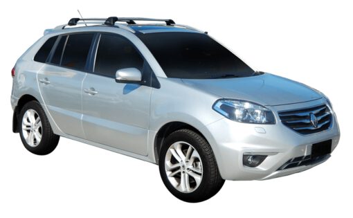 Whispbar Dakdragers Zilver Renault Koleos  5dr SUV met Dakrails bouwjaar 2008-2010 Complete set dakdragers