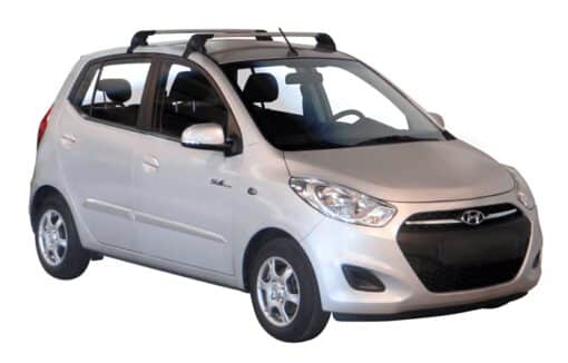 Whispbar Dakdragers Zilver Hyundai i10  5dr Hatch met Glad dak bouwjaar 2008-2013 Complete set dakdragers