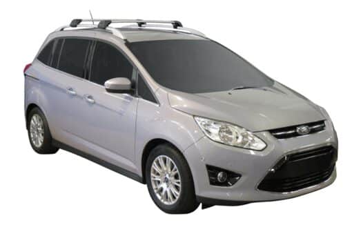 Whispbar Dakdragers Zilver Ford Grand C-Max  5dr MPV met Dakrails bouwjaar 2010-e.v. Complete set dakdragers