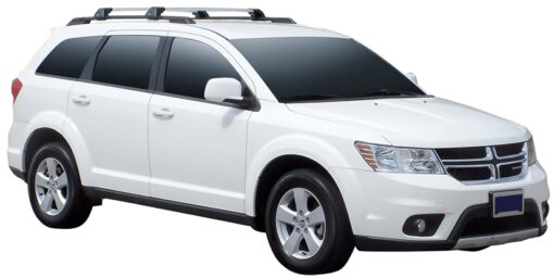 Whispbar Dakdragers Zilver Dodge Journey  5dr SUV met Dakrails bouwjaar 2008-2011 Complete set dakdragers