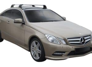 Whispbar Dakdragers Zilver Mercedes-Benz E-Class Glass Roof 2dr Coupe met Vaste bevestigingspunten bouwjaar 2009-2016 Complete set dakdragers