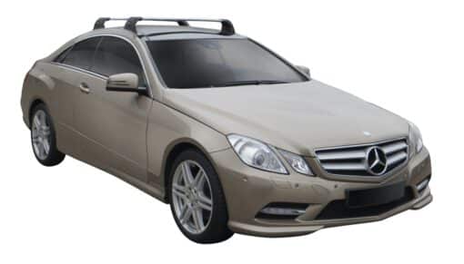 Whispbar Dakdragers Zilver Mercedes-Benz E-Class Glass Roof 2dr Coupe met Vaste bevestigingspunten bouwjaar 2009-2016 Complete set dakdragers