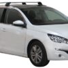 Whispbar Dakdragers (Black) Peugeot 308 SW 5dr Estate met Geintegreerde rails bouwjaar 2014 - e.v.|Complete set dakdragers
