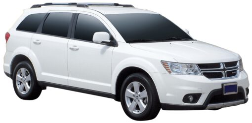 Whispbar Dakdragers Zilver Dodge Journey  5dr SUV met Dakrails bouwjaar 2008-2011 Complete set dakdragers