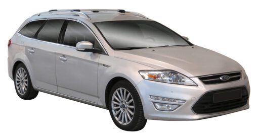 Whispbar Dakdragers Zwart Ford Mondeo 5dr Estate met Dakrails bouwjaar 2007-2013 Complete set dakdragers