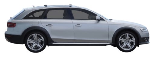 Whispbar Dakdragers Zwart Audi A4/S4/RS4 Allroad 5dr Estate met Dakrails bouwjaar 2009-2015 Complete set dakdragers