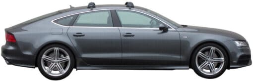 Whispbar Dakdragers (Black) Audi A7/S7/RS7 Sportback 5dr Hatch met Glad dak bouwjaar 2011 - e.v.|Complete set dakdragers