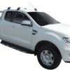 Whispbar Dakdragers (Black) Ford Ranger Super Cab 4dr Ute met Glad dak bouwjaar 2015 - e.v.|Complete set dakdragers