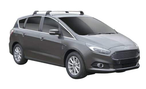 Whispbar Dakdragers (Black) Ford S-Max 5dr MPV met Glad dak bouwjaar 2015 - e.v.|Complete set dakdragers