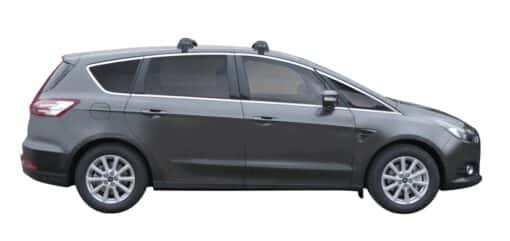 Whispbar Dakdragers (Black) Ford S-Max 5dr MPV met Glad dak bouwjaar 2015 - e.v.|Complete set dakdragers