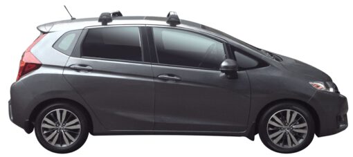 Whispbar Dakdragers (Black) Honda Jazz 5dr Hatch met Glad dak bouwjaar 2015 - e.v.|Complete set dakdragers