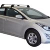 Whispbar Dakdragers (Black) Hyundai Elantra 4dr Sedan met Glad dak bouwjaar 2015 - 2016|Complete set dakdragers