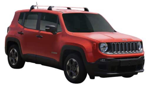 Whispbar Dakdragers (Black) Jeep Renegade Sport 5dr SUV met Glad dak bouwjaar 2015 - e.v.|Complete set dakdragers