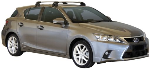 Whispbar Dakdragers (Black) Lexus CT 200h 5dr Hatch met Glad dak bouwjaar 2013 - e.v.|Complete set dakdragers