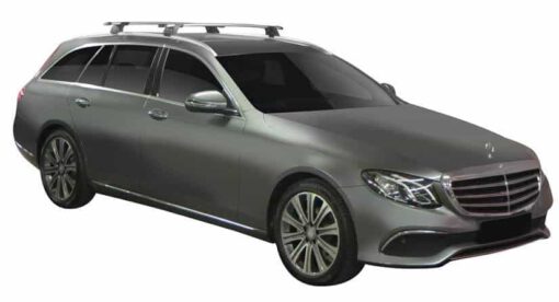 Whispbar Dakdragers (Zilver) Mercedes-Benz E-Class All-Terrain 5dr Estate met Geintegreerde rails bouwjaar 2017 - e.v.|Complete set dakdragers