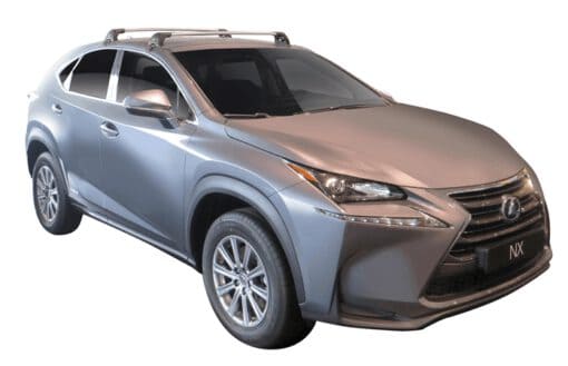 Whispbar Dakdragers (Black) Lexus NX 5dr SUV met Glad dak bouwjaar 2015 - e.v.|Complete set dakdragers