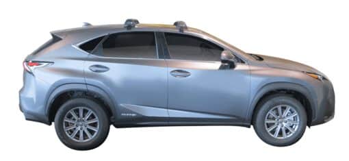 Whispbar Dakdragers (Black) Lexus NX 5dr SUV met Glad dak bouwjaar 2015 - e.v.|Complete set dakdragers