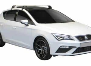 Whispbar Dakdragers (Black) Seat Leon 5dr Hatch met Glad dak bouwjaar 2017 - e.v.|Complete set dakdragers