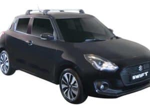 Whispbar Dakdragers (Black) Suzuki Swift 5dr Hatch met Glad dak bouwjaar 2017 - e.v.|Complete set dakdragers