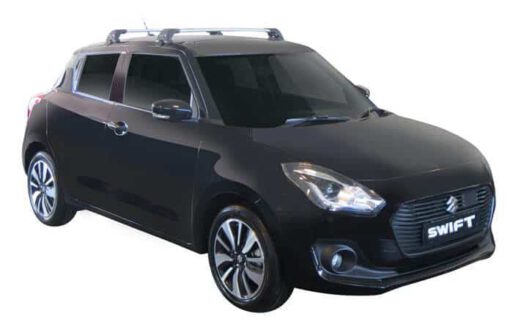 Whispbar Dakdragers (Black) Suzuki Swift 5dr Hatch met Glad dak bouwjaar 2017 - e.v.|Complete set dakdragers