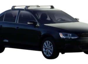 Whispbar Dakdragers (Black) Volkswagen Jetta Mk6 4dr Sedan met Glad dak bouwjaar 2011 - e.v.|Complete set dakdragers
