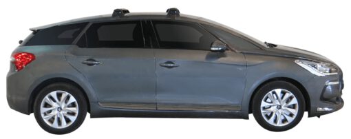 Whispbar Dakdragers (Black) Citroen DS5 5dr Hatch met Glad dak bouwjaar 2012 - 2015|Complete set dakdragers