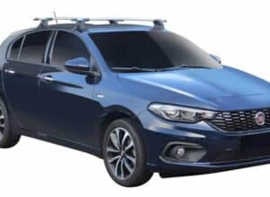 Whispbar Dakdragers (Black) Fiat Tipo 5dr Hatch met Glad dak bouwjaar 2016 - e.v.|Complete set dakdragers