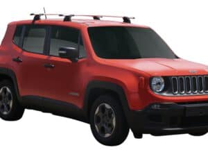 Whispbar Dakdragers (Black) Jeep Renegade Sport 5dr SUV met Glad dak bouwjaar 2015 - e.v.|Complete set dakdragers