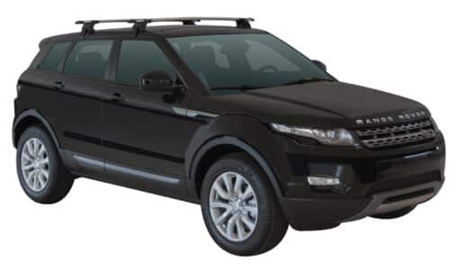 Whispbar Dakdragers (Black) Land Rover Range Rover Evoque 5dr SUV met Glad dak bouwjaar 2011 - e.v.|Complete set dakdragers