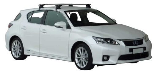 Whispbar Dakdragers (Black) Lexus CT 200h 5dr Hatch met Glad dak bouwjaar 2011 - 2013|Complete set dakdragers