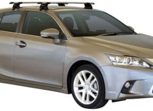 Whispbar Dakdragers (Black) Lexus CT 200h 5dr Hatch met Glad dak bouwjaar 2013 - e.v.|Complete set dakdragers