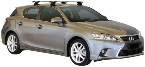 Whispbar Dakdragers (Black) Lexus CT 200h 5dr Hatch met Glad dak bouwjaar 2013 - e.v.|Complete set dakdragers