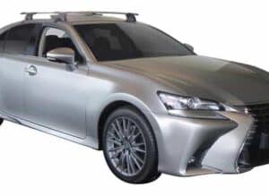 Whispbar Dakdragers (Black) Lexus GS 4dr Sedan met Glad dak bouwjaar 2016 - e.v.|Complete set dakdragers