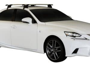 Whispbar Dakdragers (Black) Lexus IS 250 4dr Sedan met Glad dak bouwjaar 2013 - e.v.|Complete set dakdragers