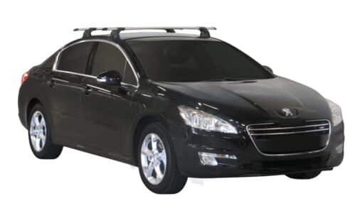 Whispbar Dakdragers (Black) Peugeot 508 4dr Sedan met Glad dak bouwjaar 2011 - e.v.|Complete set dakdragers