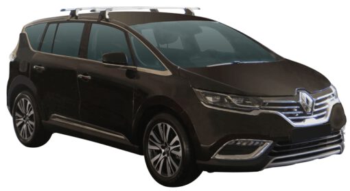 Whispbar Dakdragers (Black) Renault Espace 5dr MPV met Glad dak bouwjaar 2015 - e.v.|Complete set dakdragers