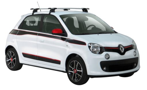 Whispbar Dakdragers (Black) Renault Twingo 5dr Hatch met Glad dak bouwjaar 2014 - e.v.|Complete set dakdragers