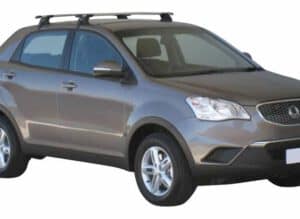 Whispbar Dakdragers (Black) SsangYong Korando 5dr SUV met Glad dak bouwjaar 2011 - e.v.|Complete set dakdragers