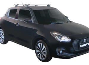 Whispbar Dakdragers (Black) Suzuki Swift 5dr Hatch met Glad dak bouwjaar 2017 - e.v.|Complete set dakdragers