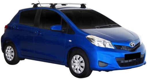 Whispbar Dakdragers (Black) Toyota Yaris 5dr Hatch met Glad dak bouwjaar 2011 - 2014|Complete set dakdragers